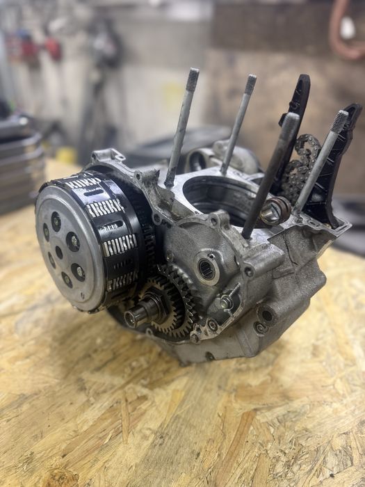 Silnik ktm sxf 450 07 - 10 dół silnika wal skrzynia kartery