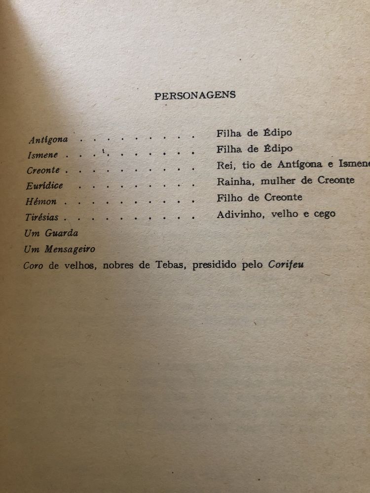 Livro Antígona Ájax. Rei Édipo de Sófocles