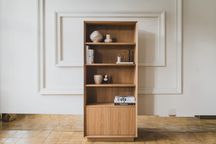Regał biblioteczka 100% drewno mid-century modern vintage Kronborg