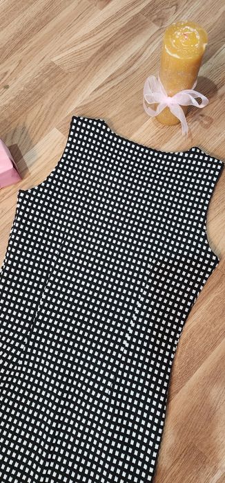 Vestido com quadrados