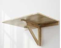 Mesa rebativel de madeira