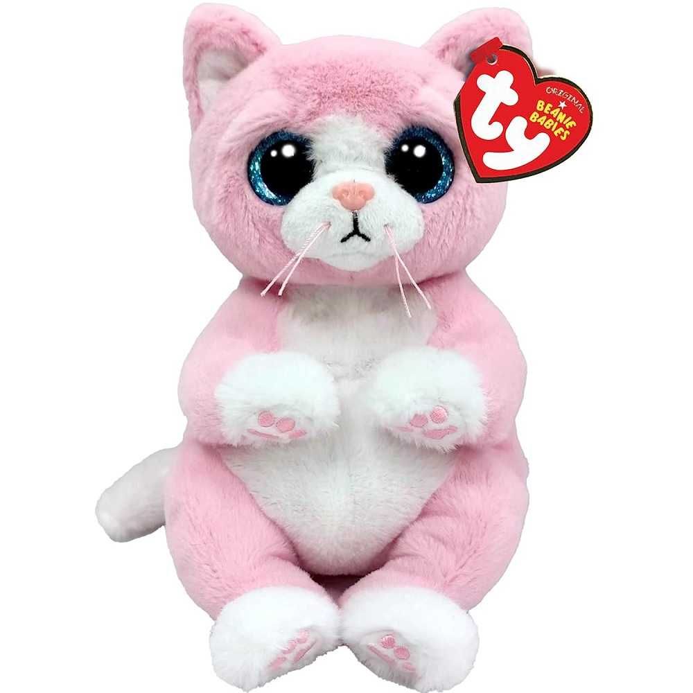 Pluszak Ty Beanie Bellies Kotek Lillibelle różowy kotek