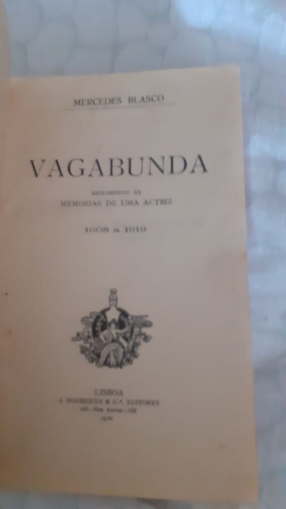 Mercedes Blasco - vagabunda livro raro autografado  feminismo  teatro