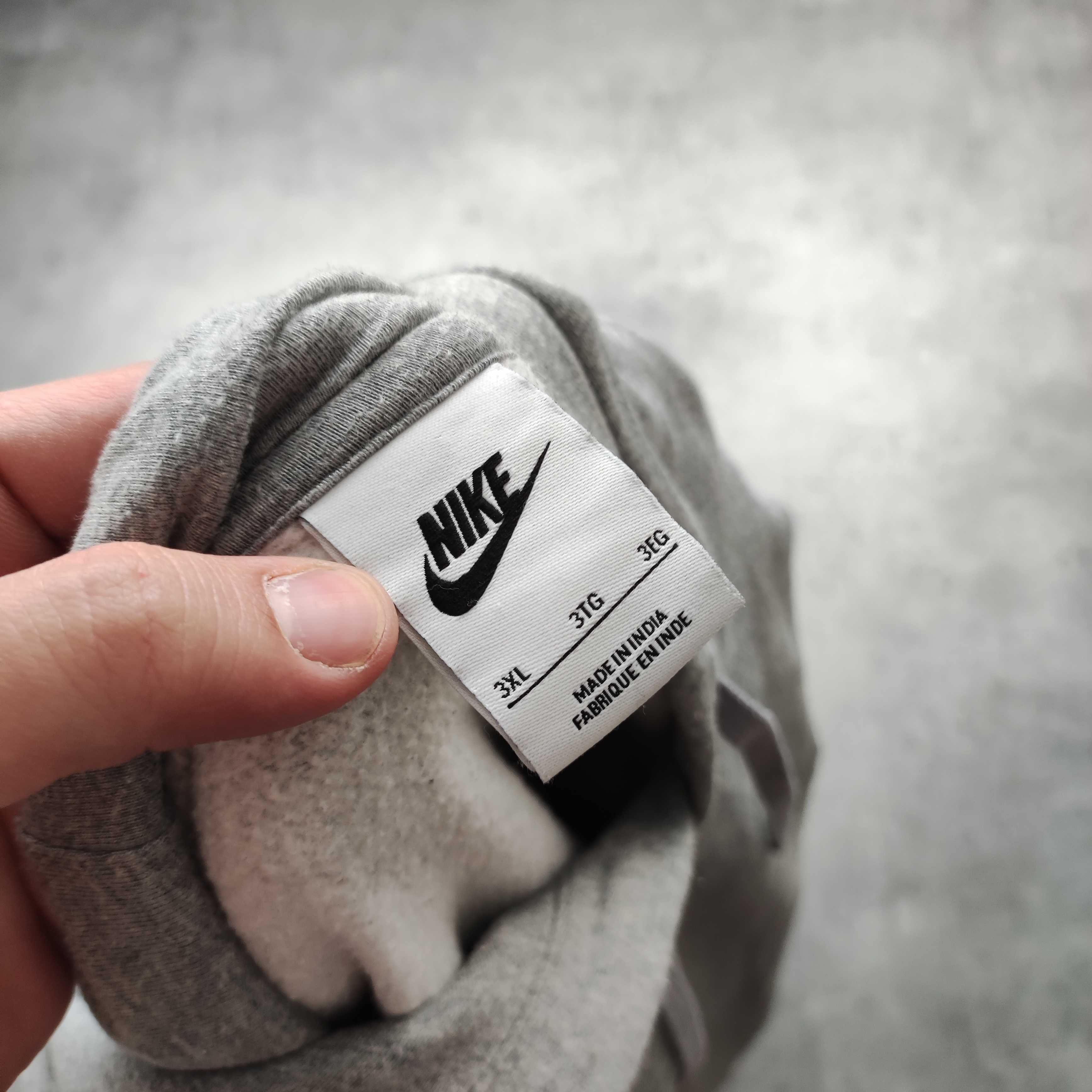 MĘSKA Bluza PREMIUM z Kapturem Szara Bawełna Klasyk Haft Logo Sport
