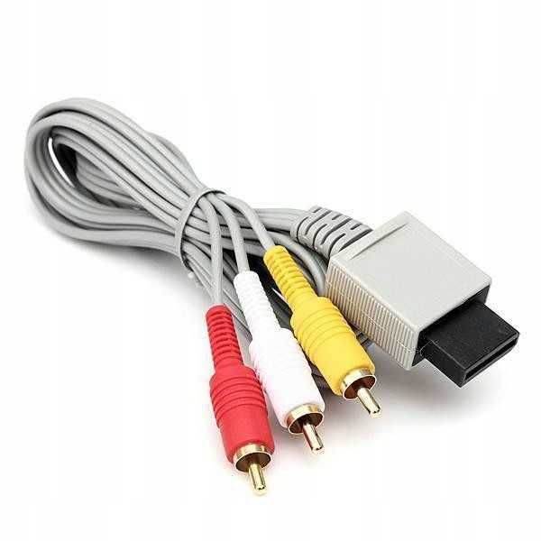 Kabel AV 3x Chinch Audio do Konsoli Nintendo Wii *Video-Play Wejherowo