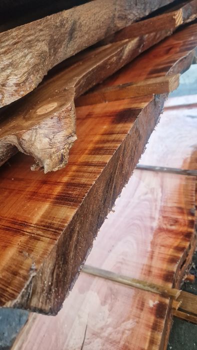 Madeira em prancha de eucalipto vermelho varias grossuras