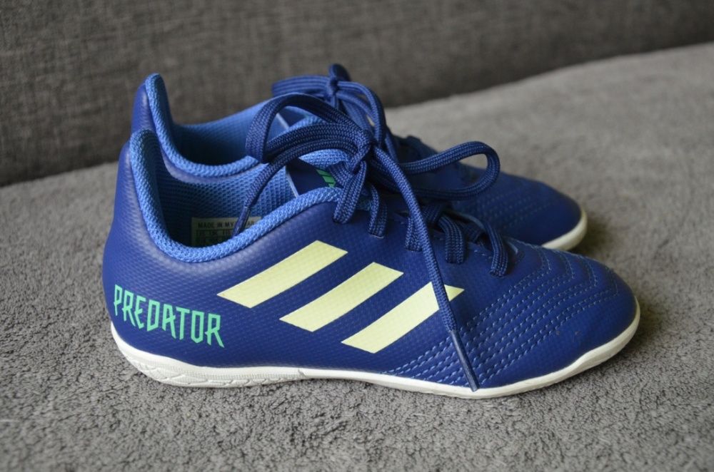 ADIDAS predator buty halówki turfy r.28 - 17 cm niebieskie