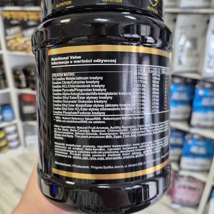 Stack 10 kreatyn GenLab Createn 500g smak owocowy Matrix