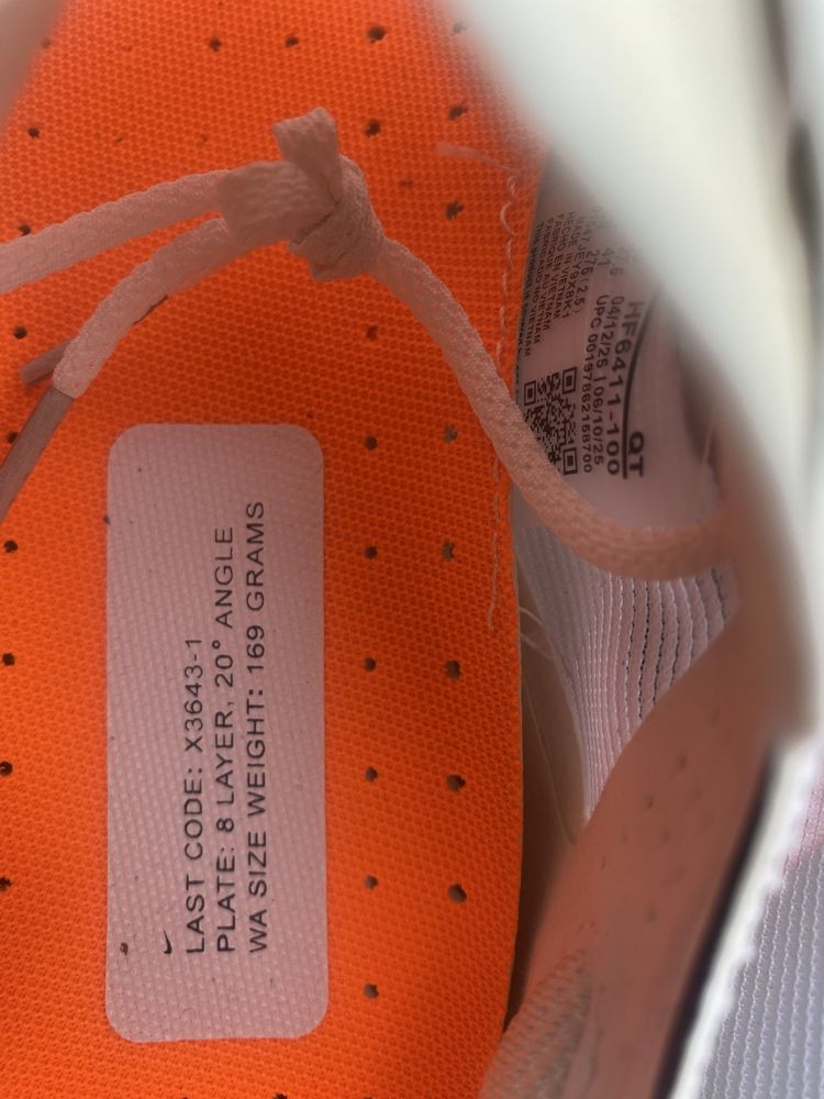 NIKE zoomx vaprofly 4 proto, 43, dlugisc 27,5 cm