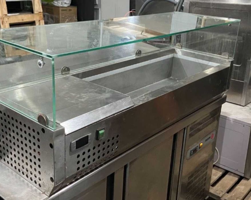 Тестомес витрина для топпинга шаурма саладета саладетта