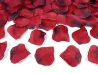 Płatki róż czerwono-czarne 1000 szt