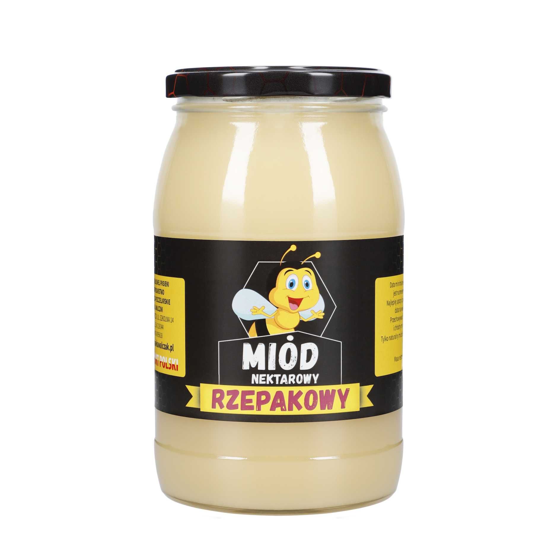 Miód Rzepakowy 1,2kg możliwa dostawa