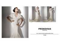 Suknia ślubna inspirowana Pronovias Elie Saab 2010