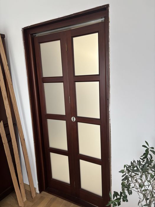 Drzwi drewniane przesuwne