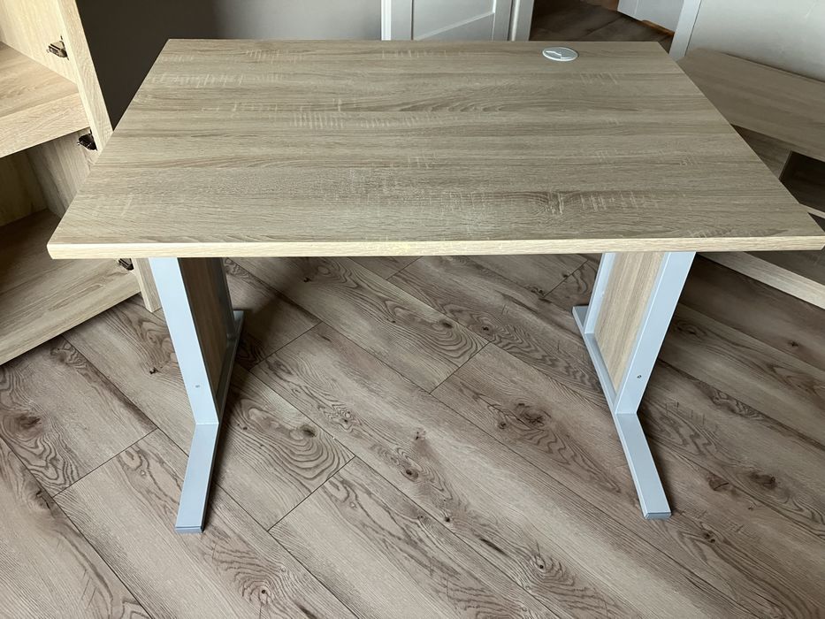 Biurko Nepo Plus BRW, dąb sonoma