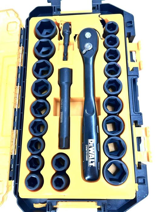 DEWALT zestaw nasadek udarowych 1/2" 23el z grzechotką DWMT74739