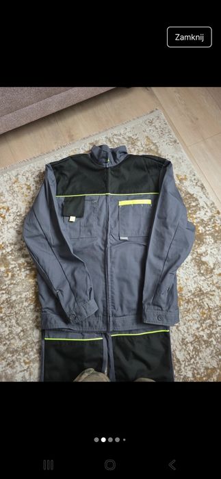 Nowy komplet męski roboczy spodnie bluza rozmiar m/l