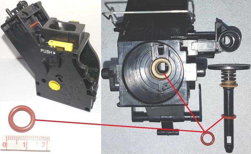 Uszczelka zbiornik wody gniazda ekspres Saeco SUP Gaggia Spidem Miele