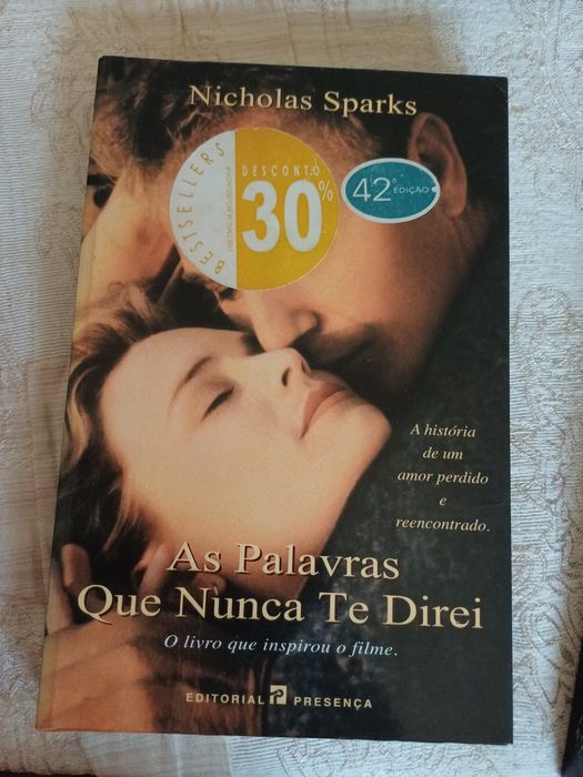 Livro As palaravas que nunca te direi
