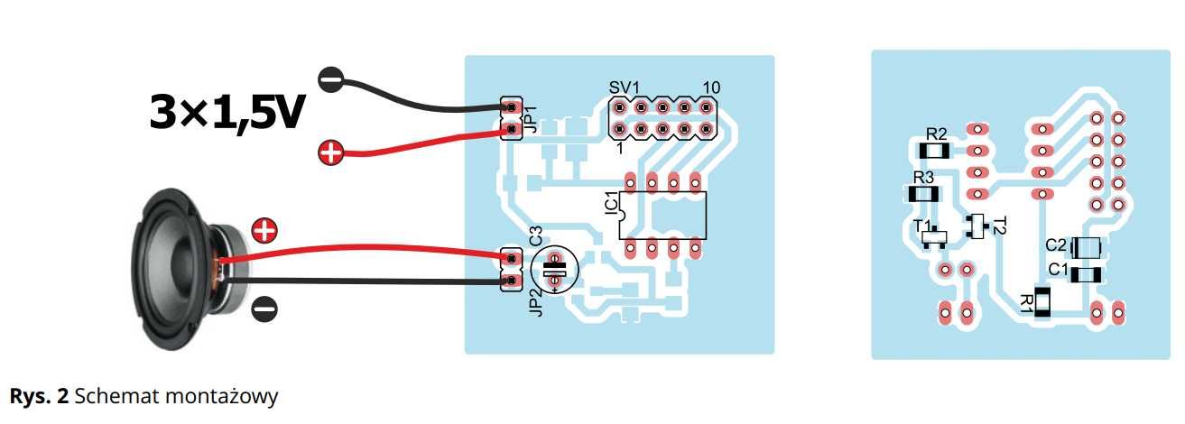 Głośniczek 8 Ohm 0,1 W