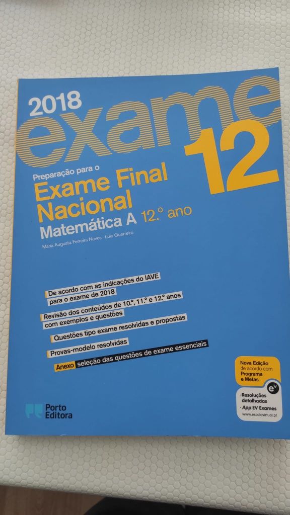 Exame Final Nacional Matemática 12 ano, 2018