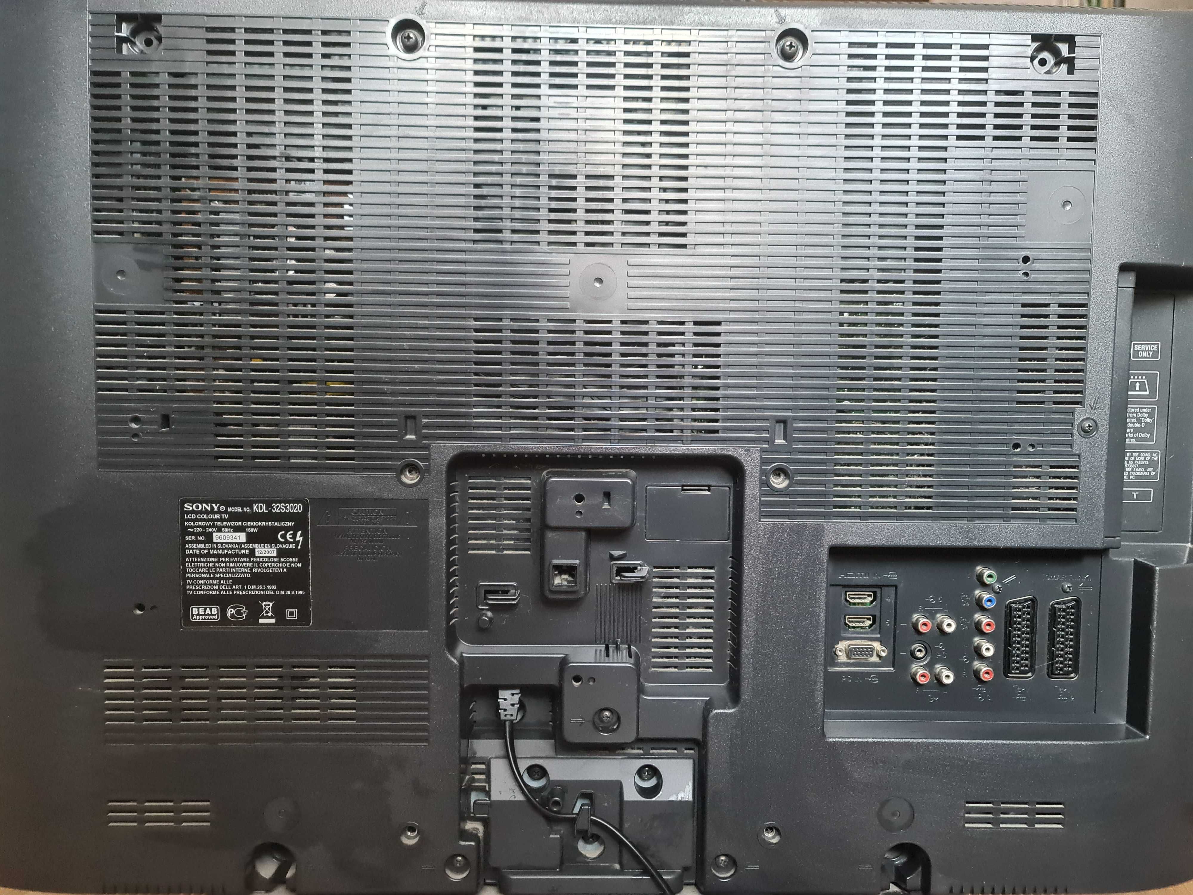 Sony TV LCD 32" KDL 32S3020