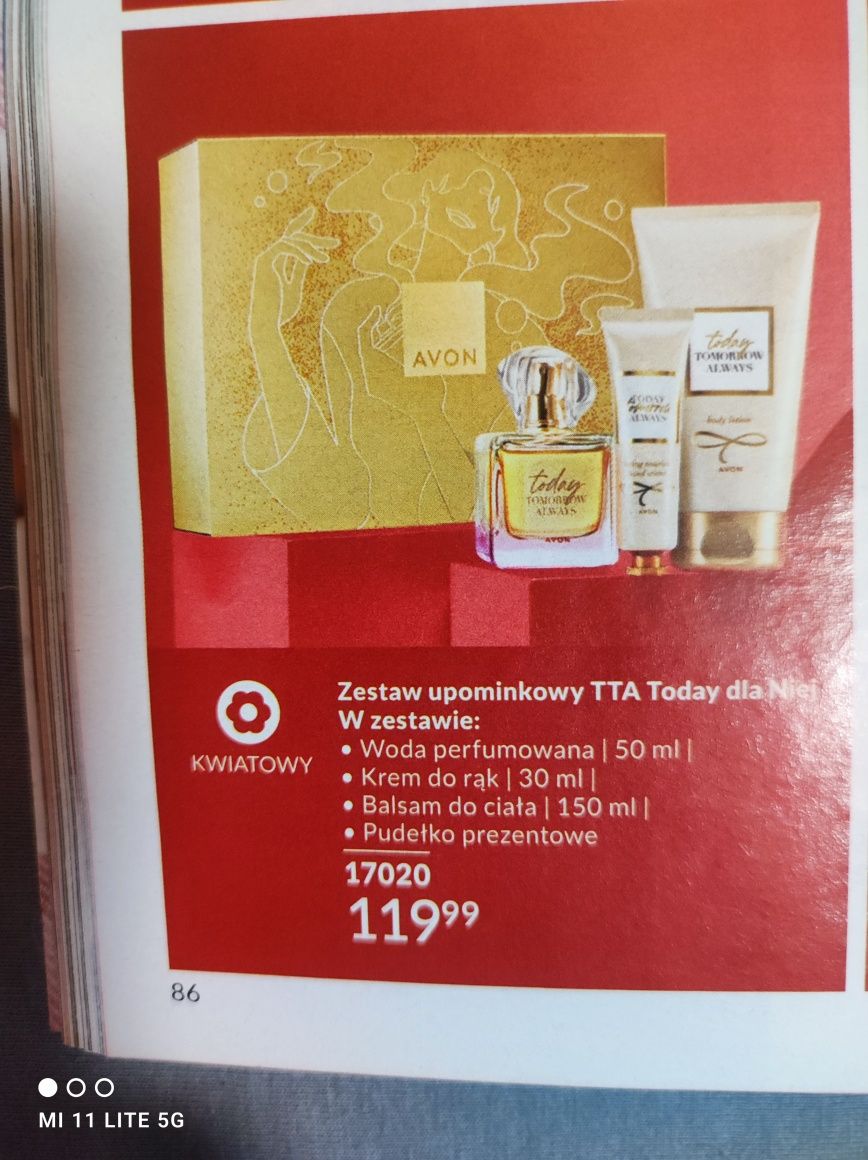 Zestaw kosmetyków Avon nowe TTA