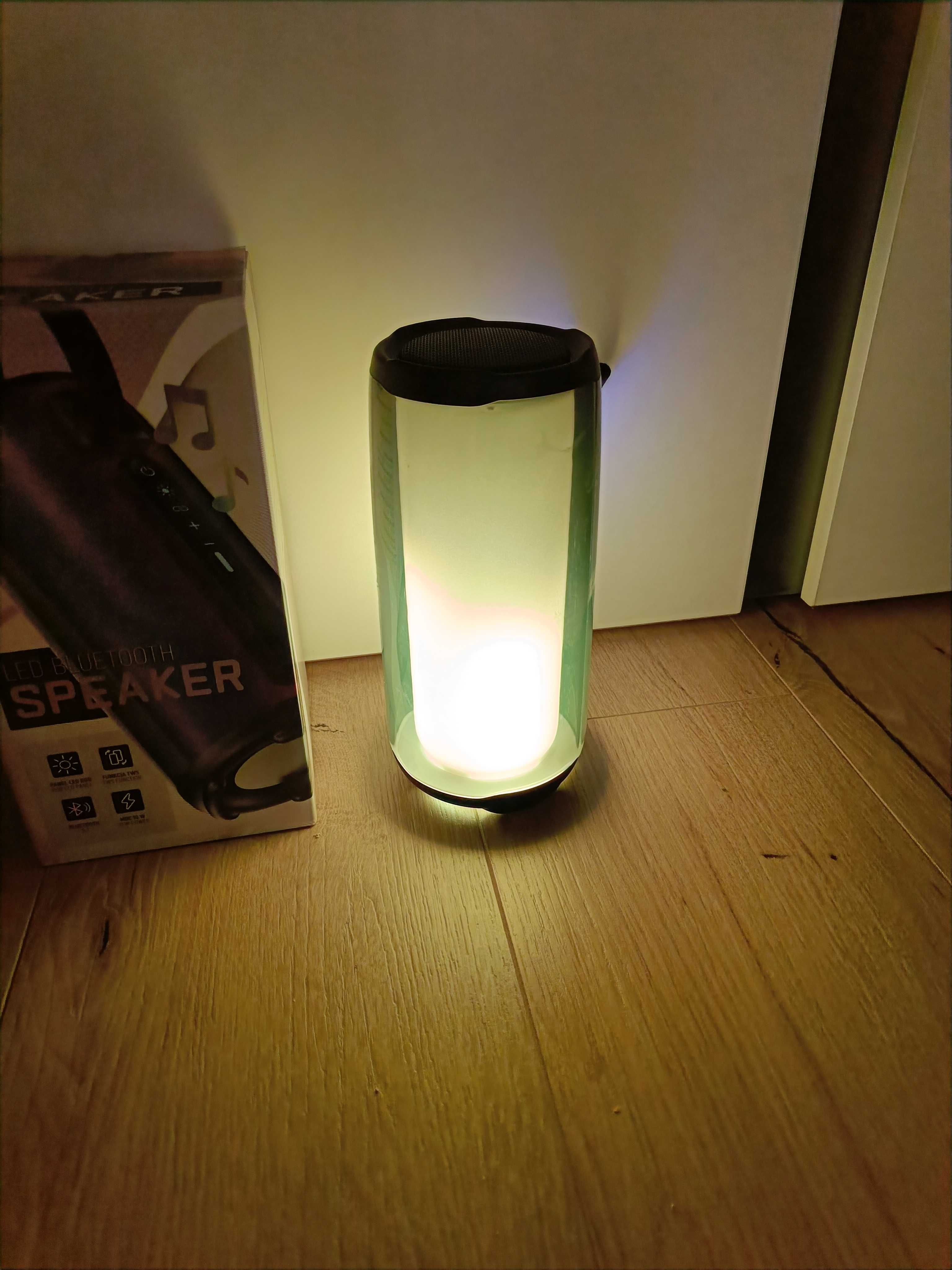 Głośnik Forever Led  BT nowy bezprzewodowy świecący