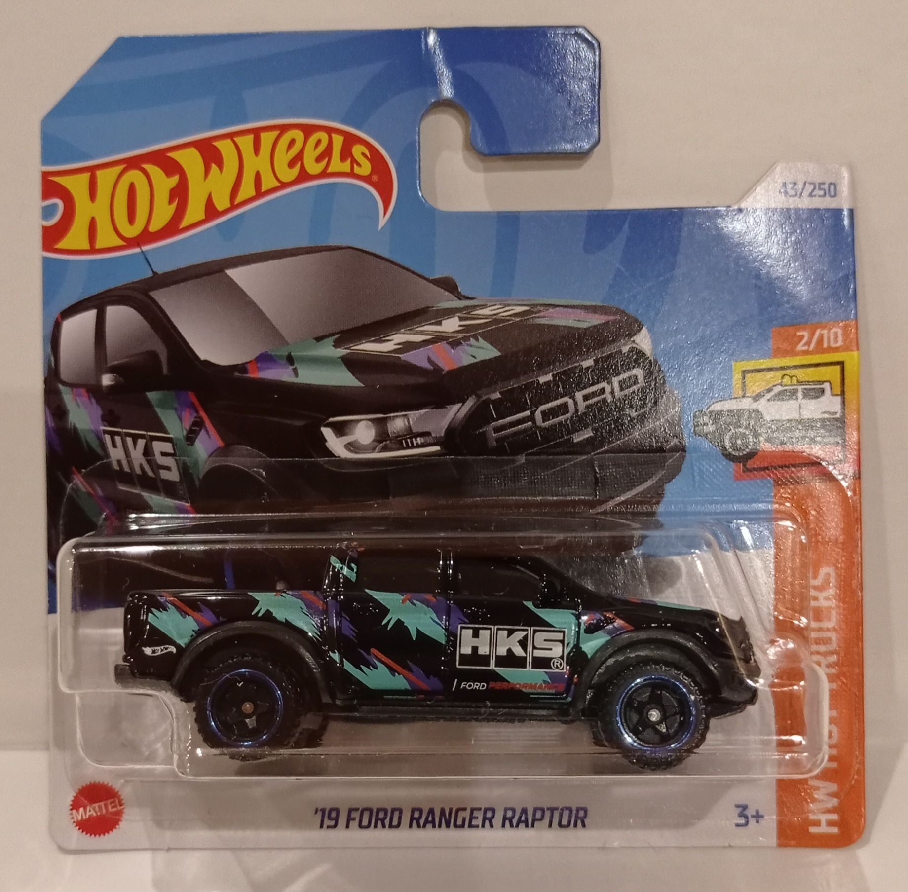 Hot Wheels 19 Ford Ranger Raptor HKS