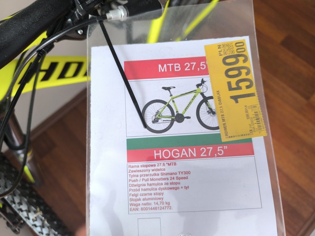 Rower nowy Hogan 27.5