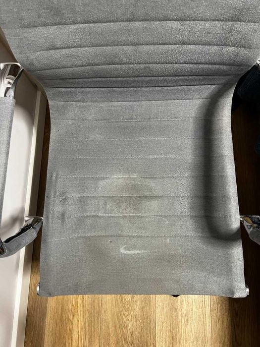 Кресло офисное \ рабочее серое тканевое