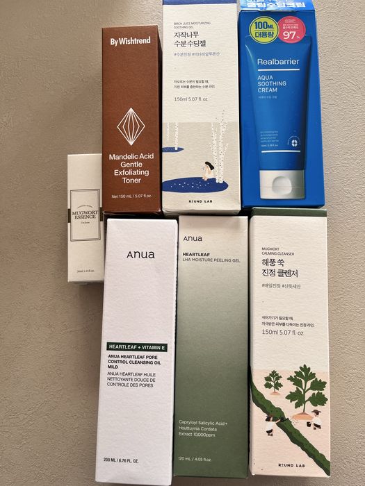 Косметичні засоби round lab, anua, by wishtrend