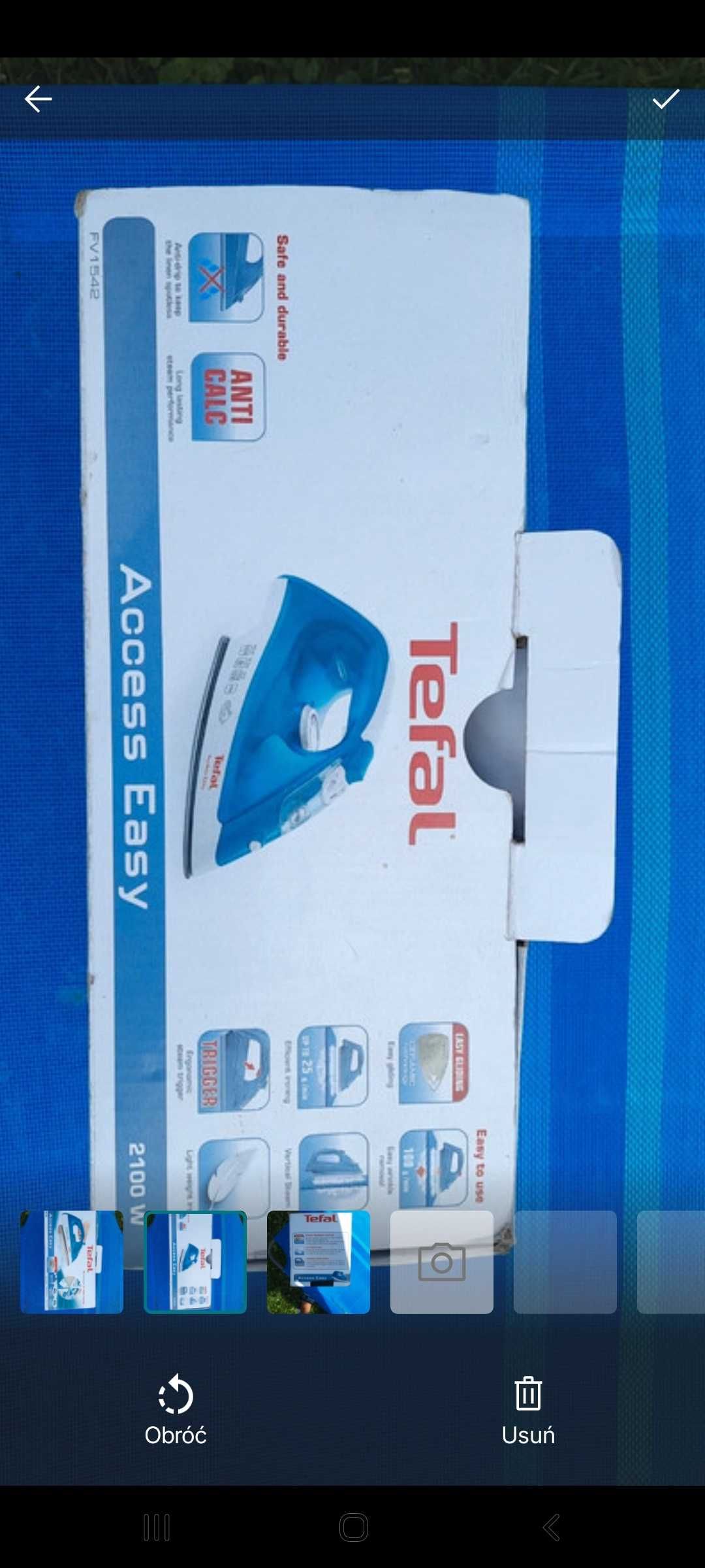 Zelazko Tefal 2100W mało używane