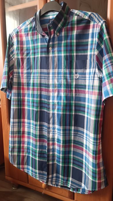 Chaps  firmowa męska koszula krata rozmiar Lt/Gl