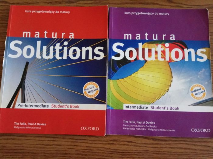 Matura Solution Pre-intermediate i Intermediate