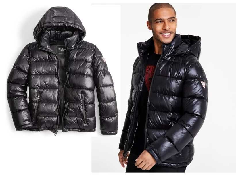 Мужской зимний пуховик GUESS (L). Мужская зимняя куртка. Нові.