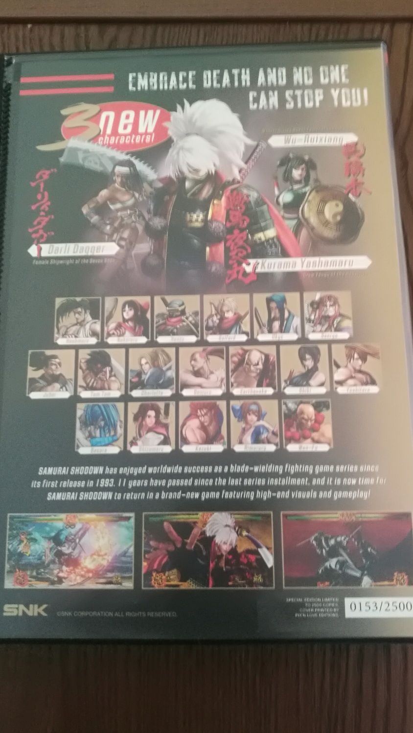 Samurai Shodown Pix'NLove Shockbox Gold Edition Switch Selado.