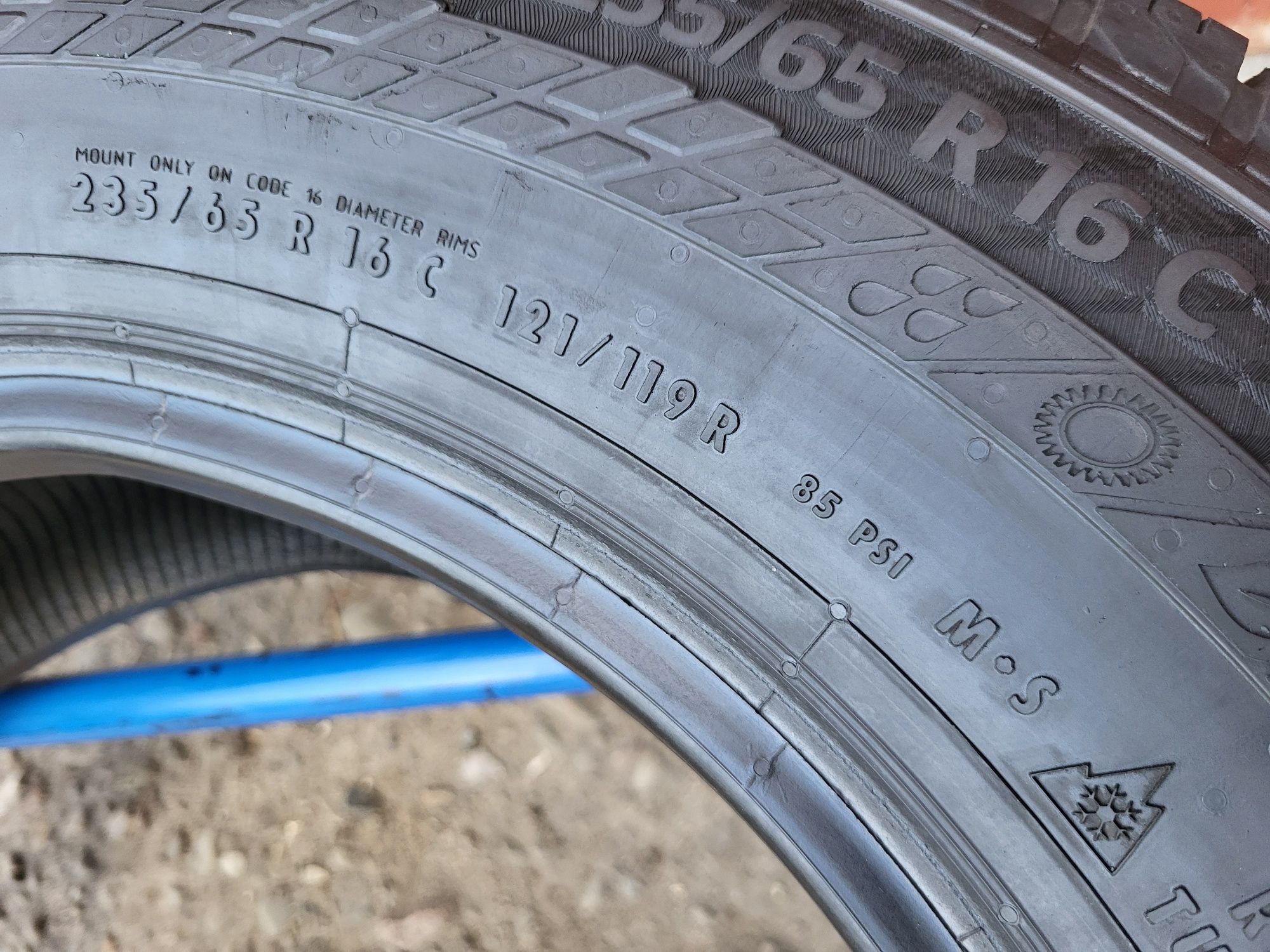 235/65/16C R16C 121/119R Continental VanContact 4Season 4шт шини 5мм