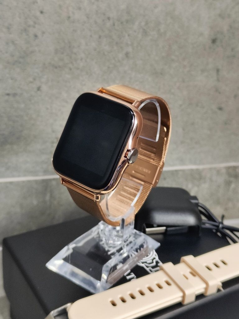 nowy złoty pasek  Smart Watch+gratis drugi pasek
