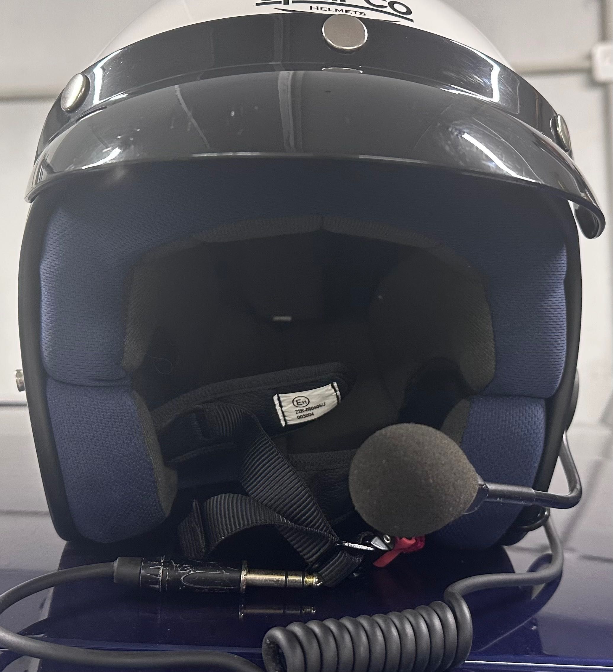 KASK SPARCO CLUB z interkomem Danmar KJS Rozmiar XS