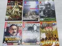Zestaw 6 czasopism o tematyce historycznej. Mówią wieki+Newsweek hist.