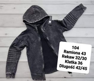 Bluza despacito dekatyzowana chłopięca 104 czarna