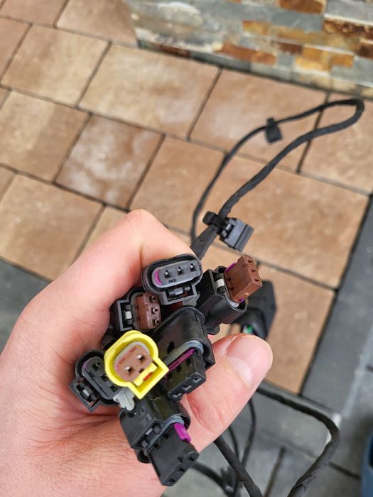 Audi q5 80a fy wiązka czujników pdc zderzak przód