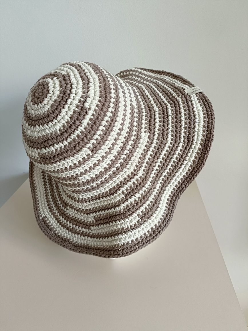 Kapelusz pleciony S/M handmade