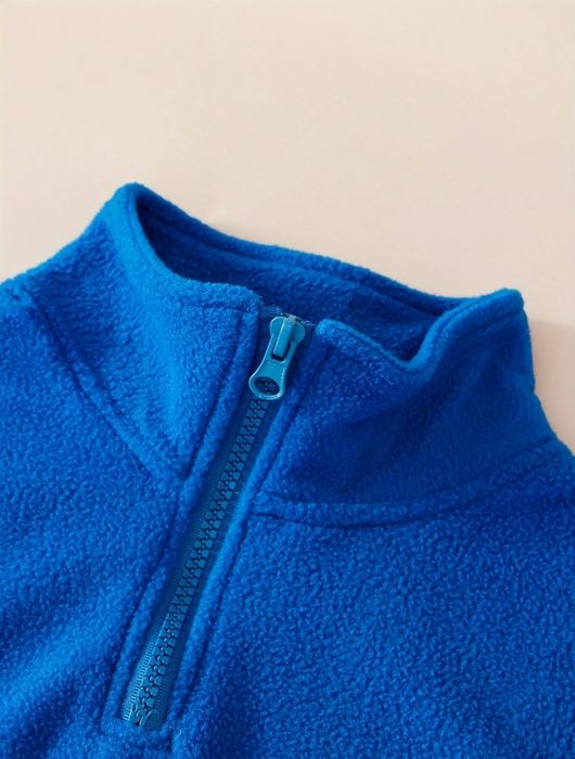 Костюм флісовий синій унісекс  128 134 на 8-9 років теплий костюм