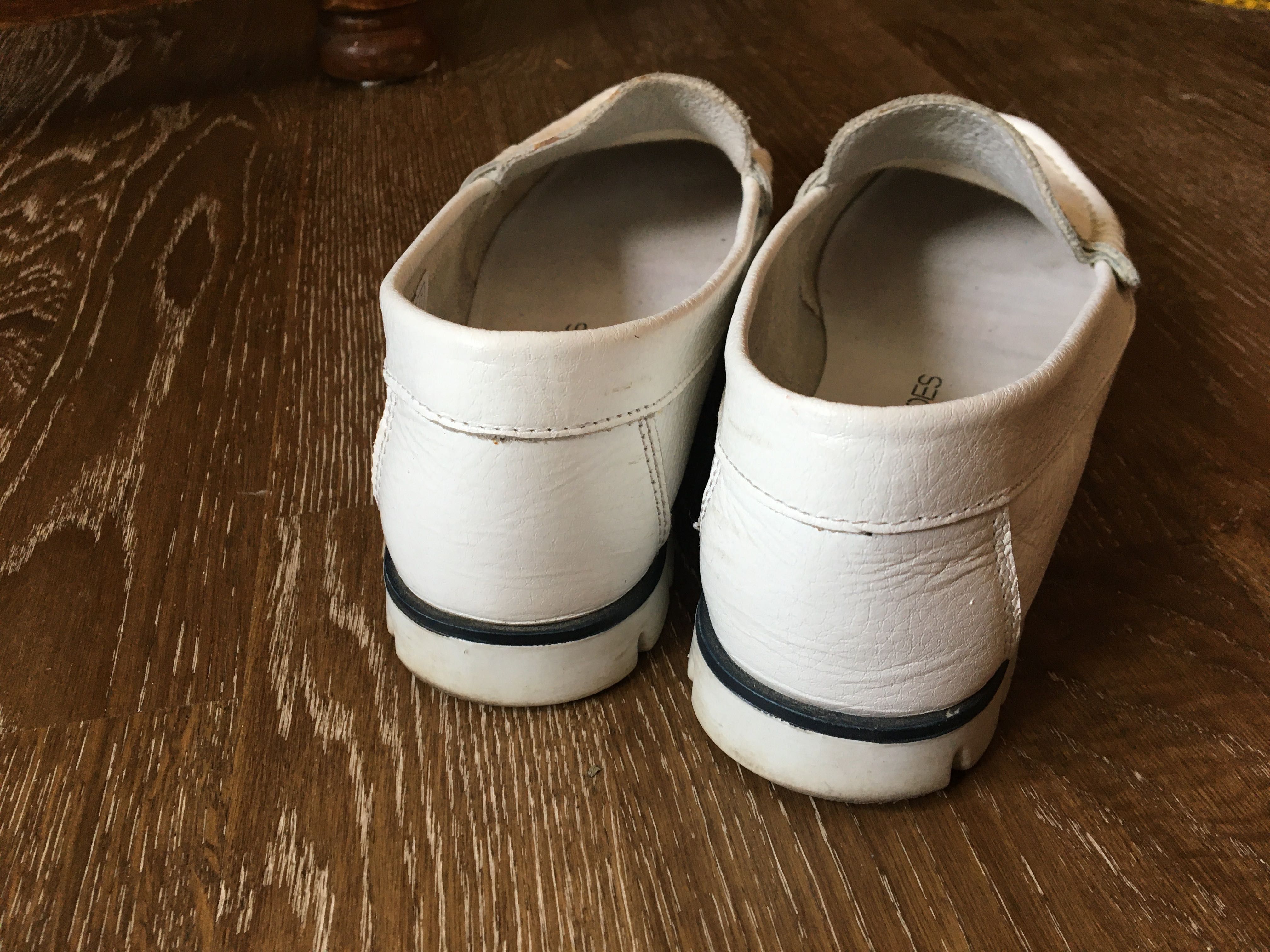 Filipe Shoes, 36,  mokasyny, białe, skóra naturalna