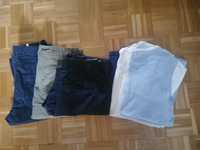 Zestaw na lato 3 pary spodni H&M i 4 bluzki ENDO i Reserved na 158 cm