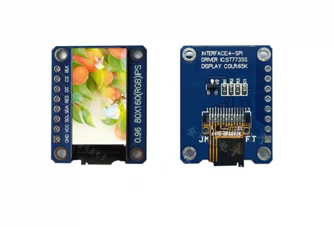 TFT дисплей 0.96" SPI 160x80 IPS (RGB) ST7745S