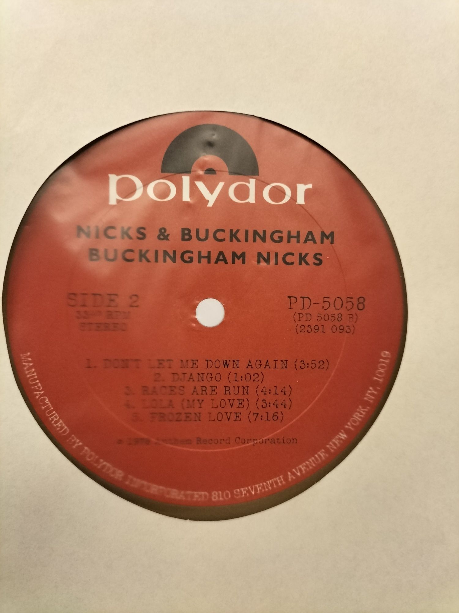 Nick Buckingham winyl 1LP