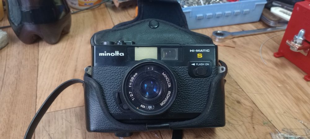 Aparat fotograficzny Konica Minolta Stary